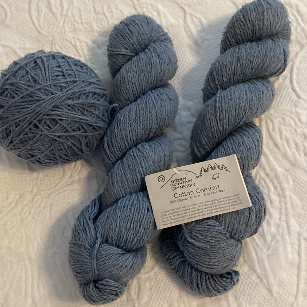Cotton Comfort Yarn - Blue